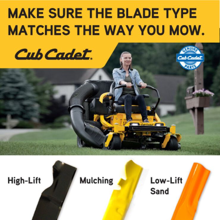 High-Lift Blade Set For 46-inch Cutting Decks